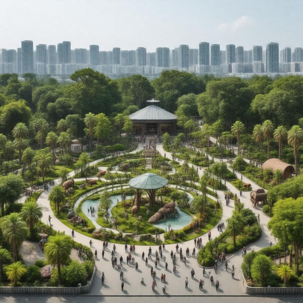 AI-created image of Central Park Zoo