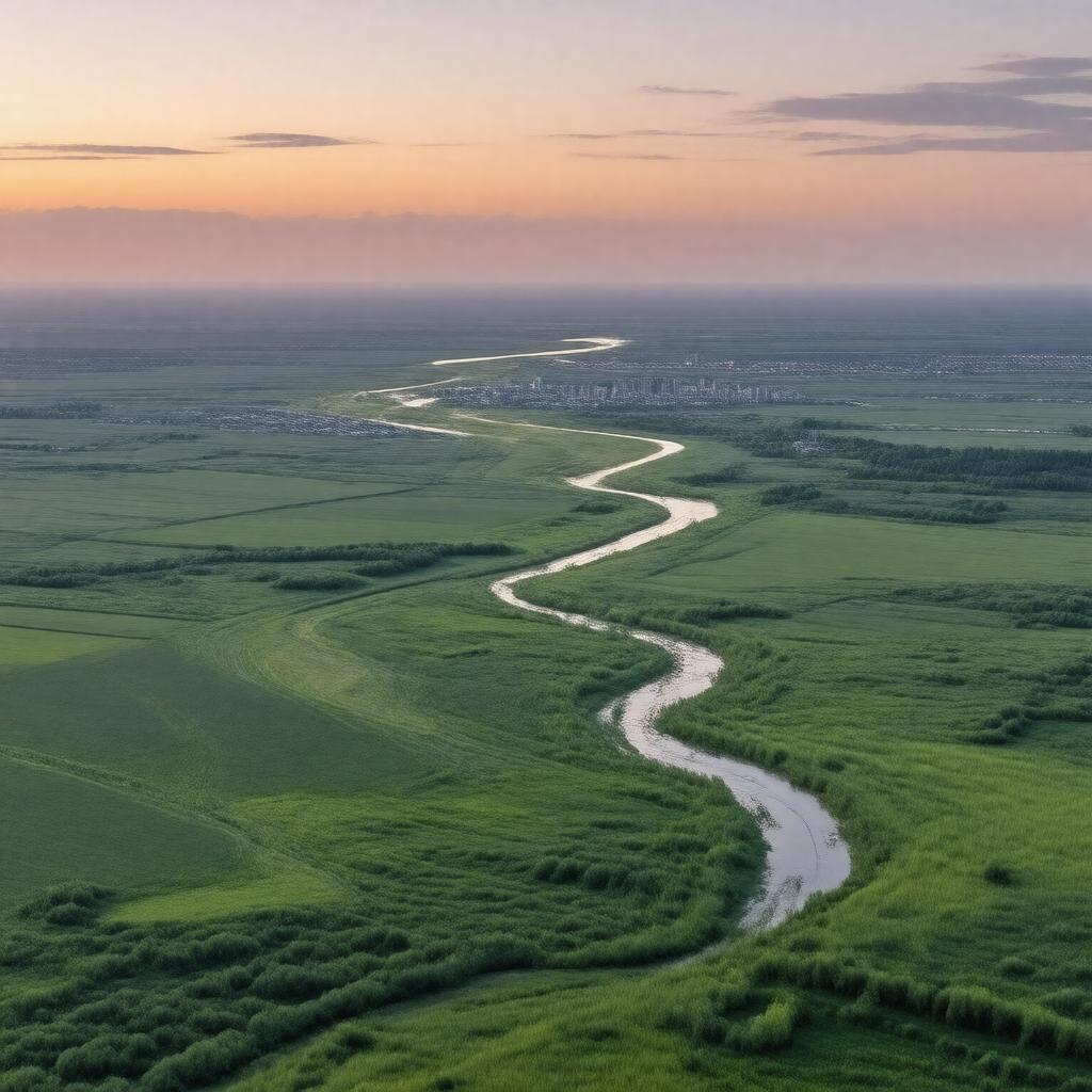 AI-created image of Central Saskatchewan
