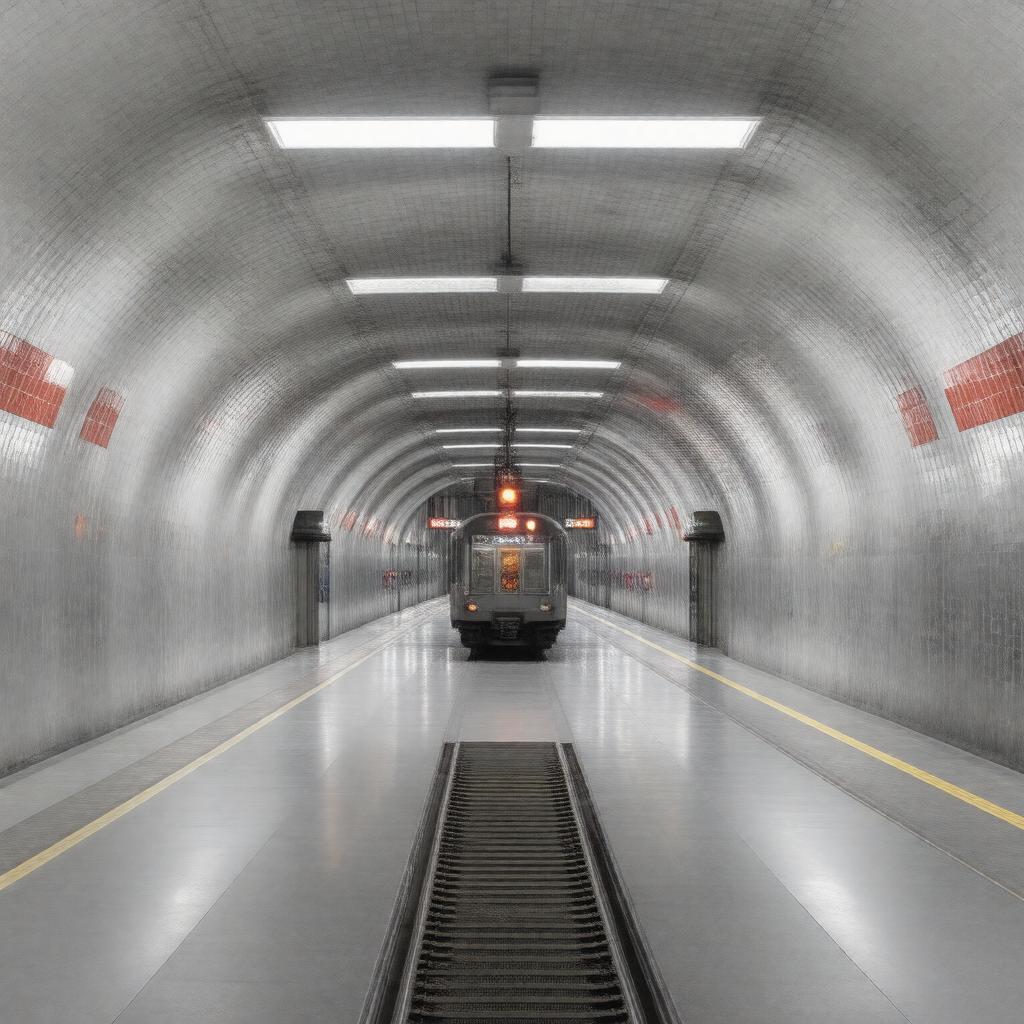 AI-created image of Central Square T Station