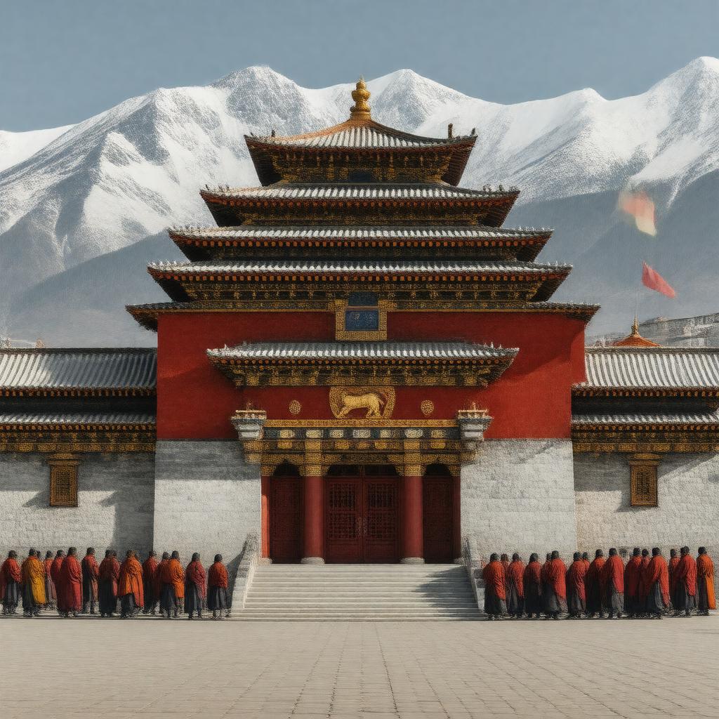 AI-created image of Central Tibetan Administration