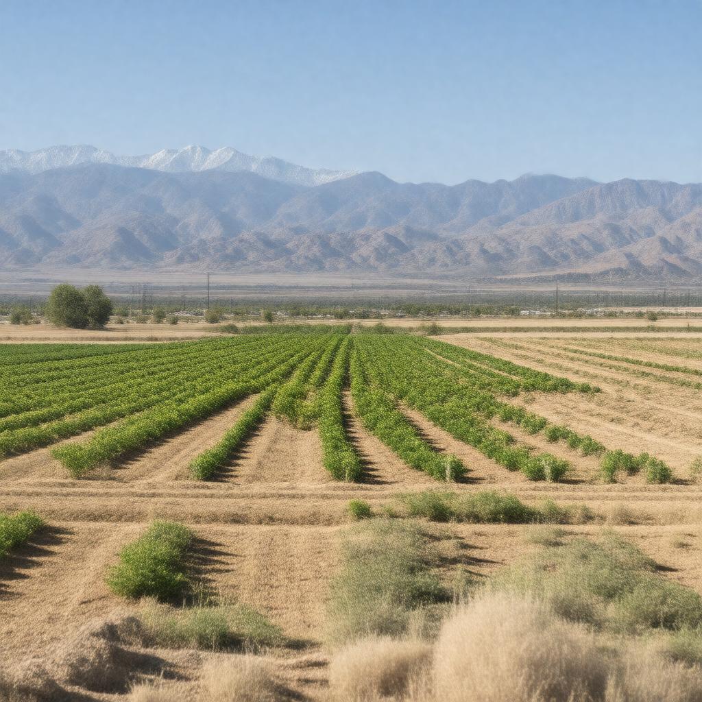AI-created image of Central Valley, California