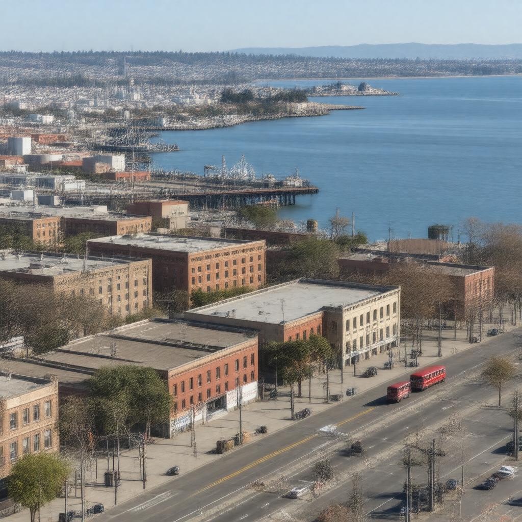 AI-created image of Central Waterfront
