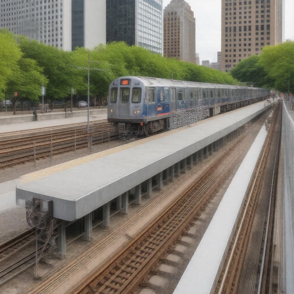 AI-created image of Central West End station