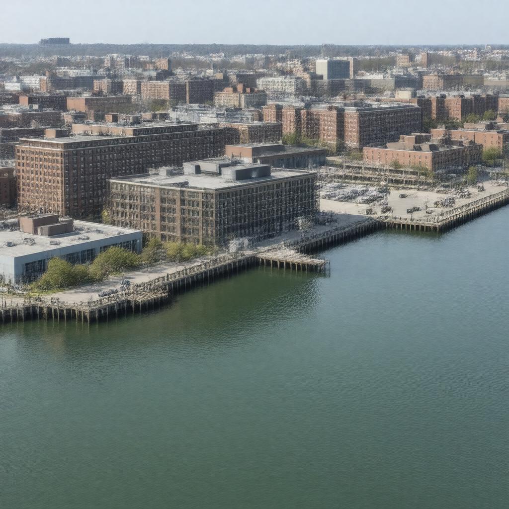 AI-created image of Central Wharf