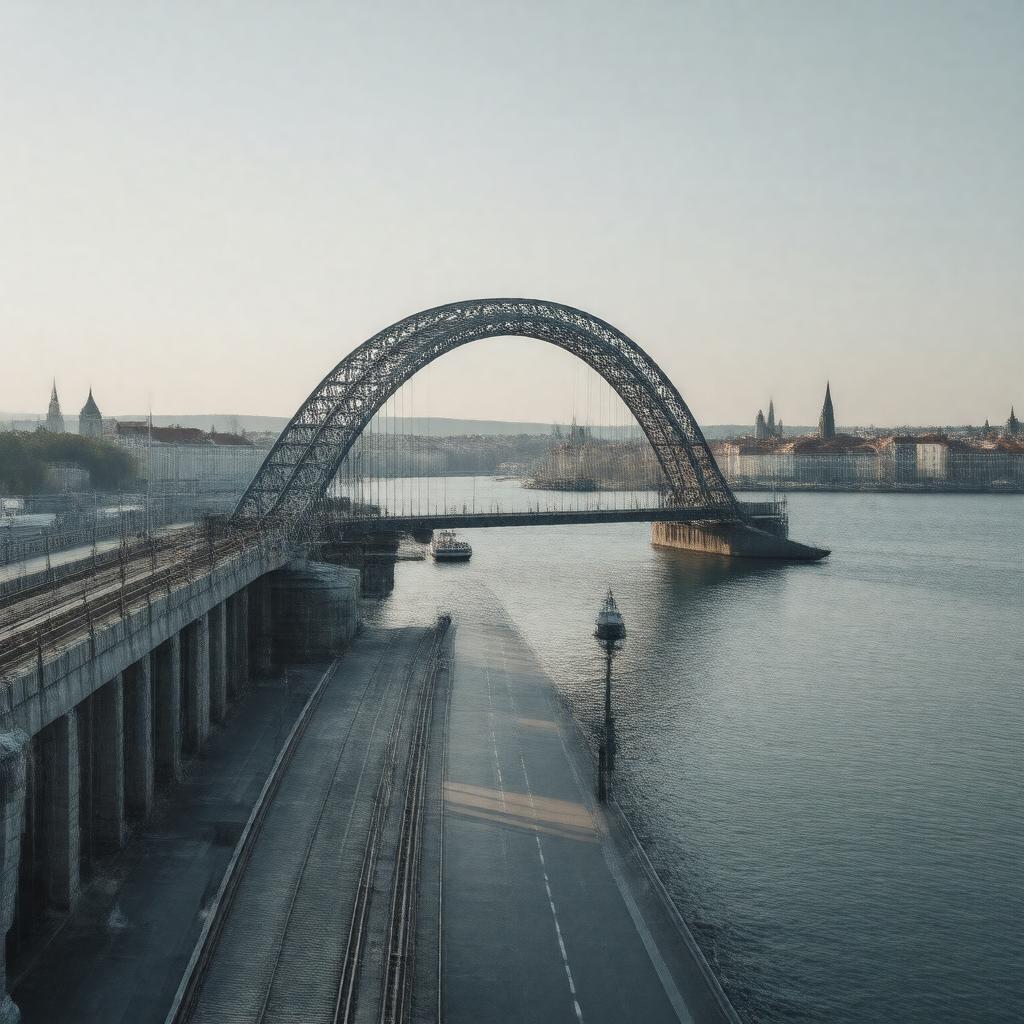 AI-created image of Centralbron