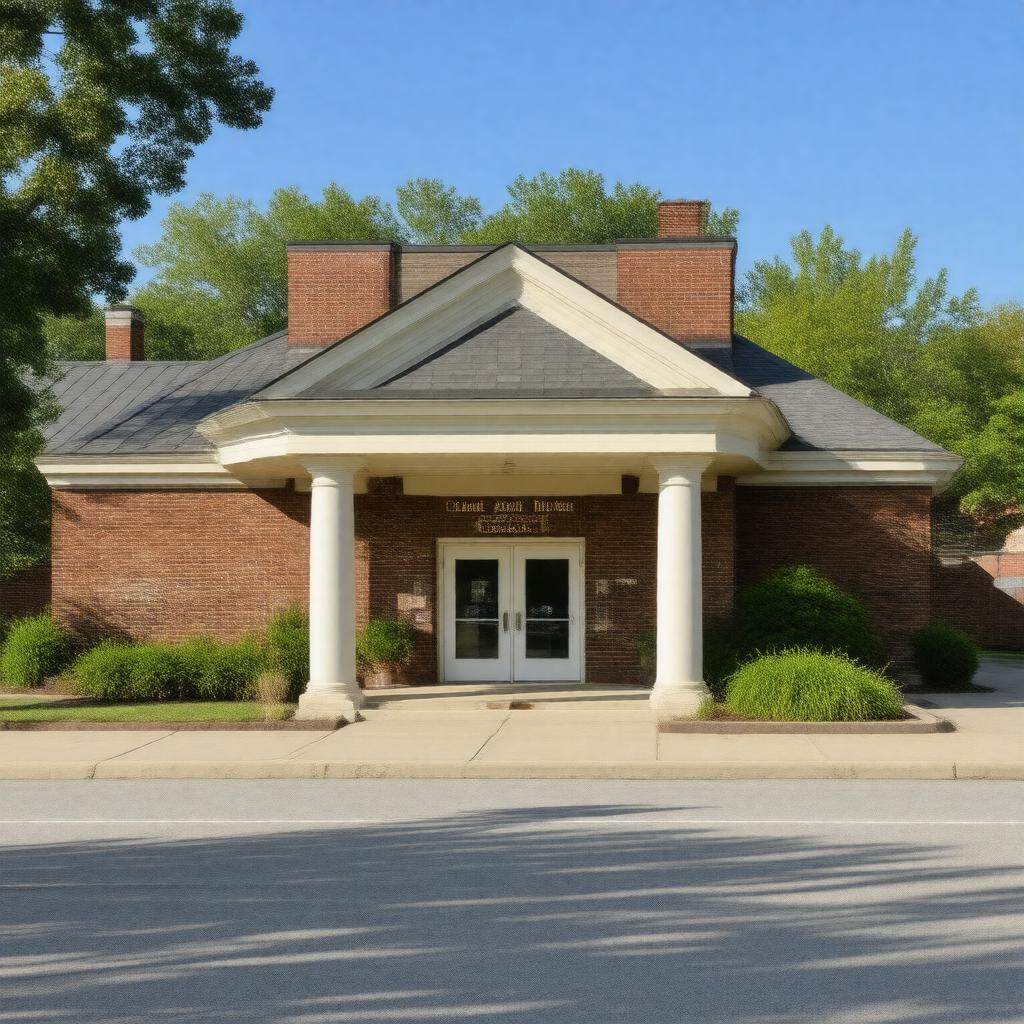 AI-created image of Centralia Public Library