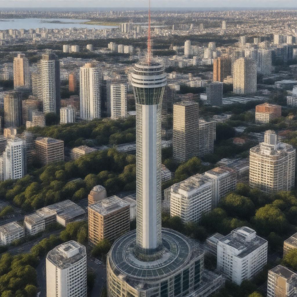Click to view larger image AI-created image of Centre Point Tower