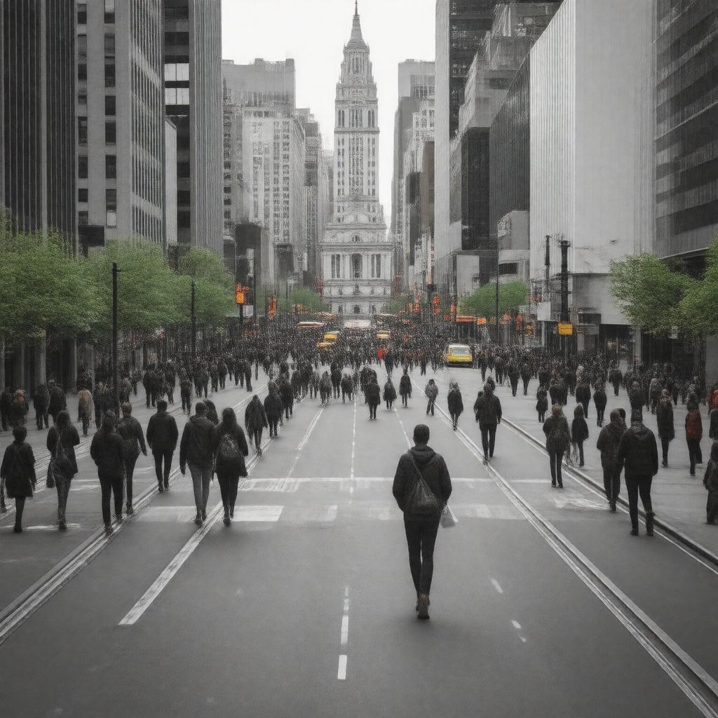 AI-created image of Centre Street