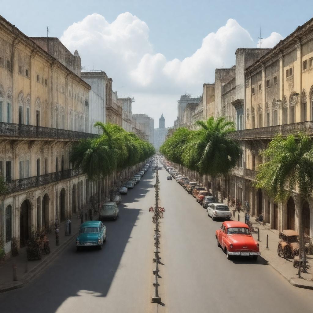AI-created image of Centro Habana municipality