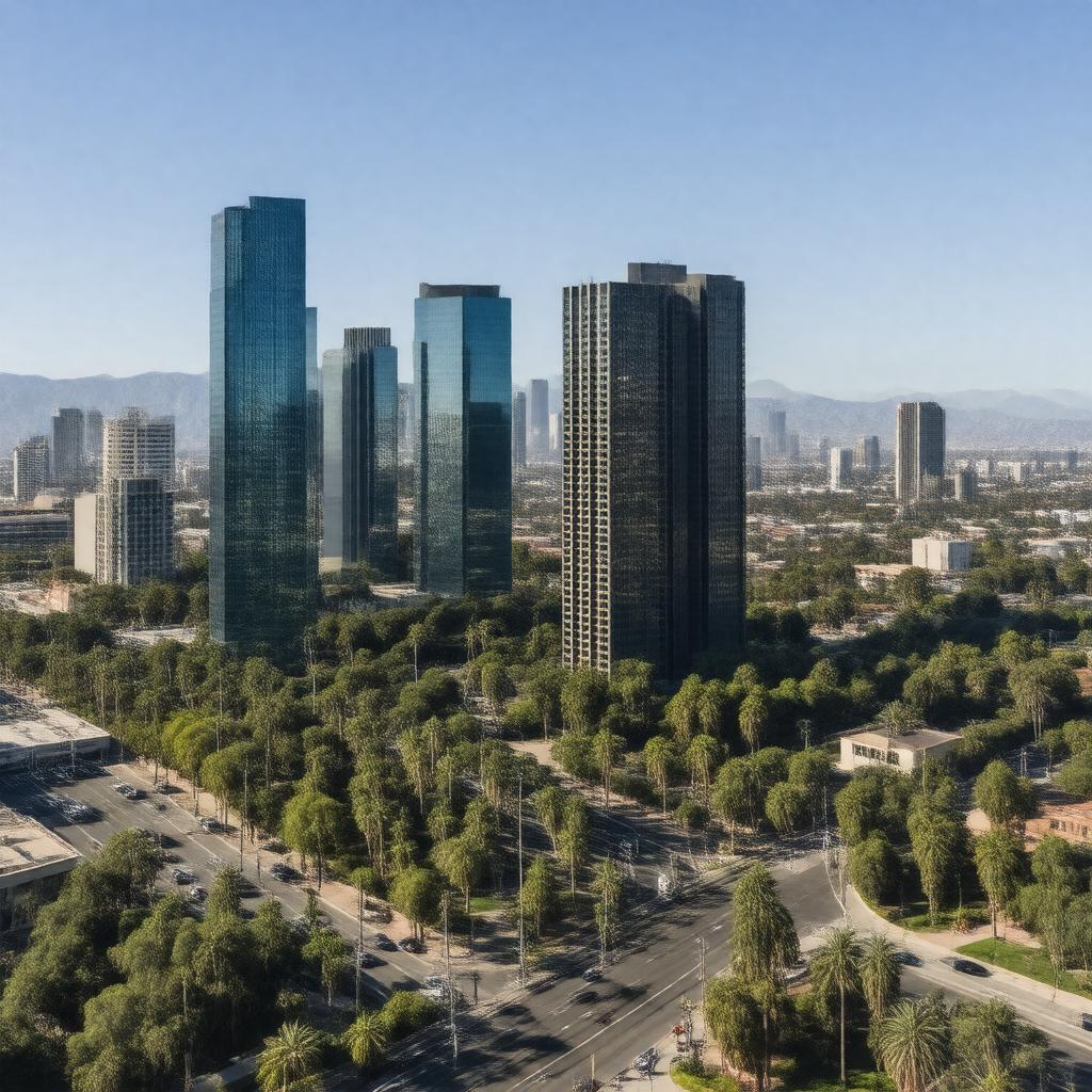 AI-created image of Century City