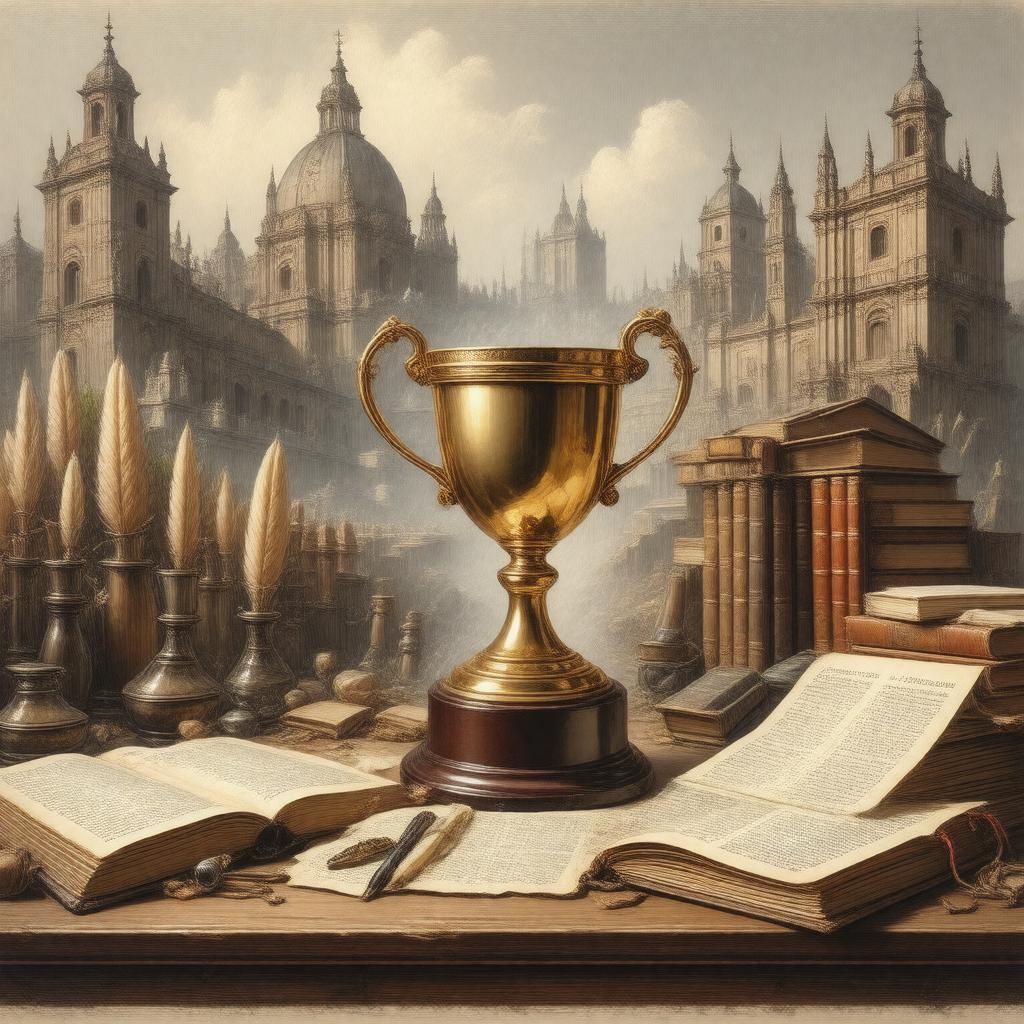 AI-created image of Cervantes Prize