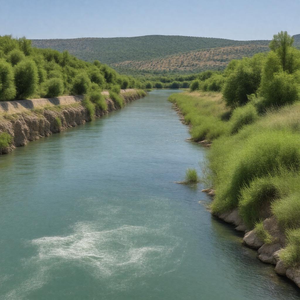 AI-created image of Ceyhan River
