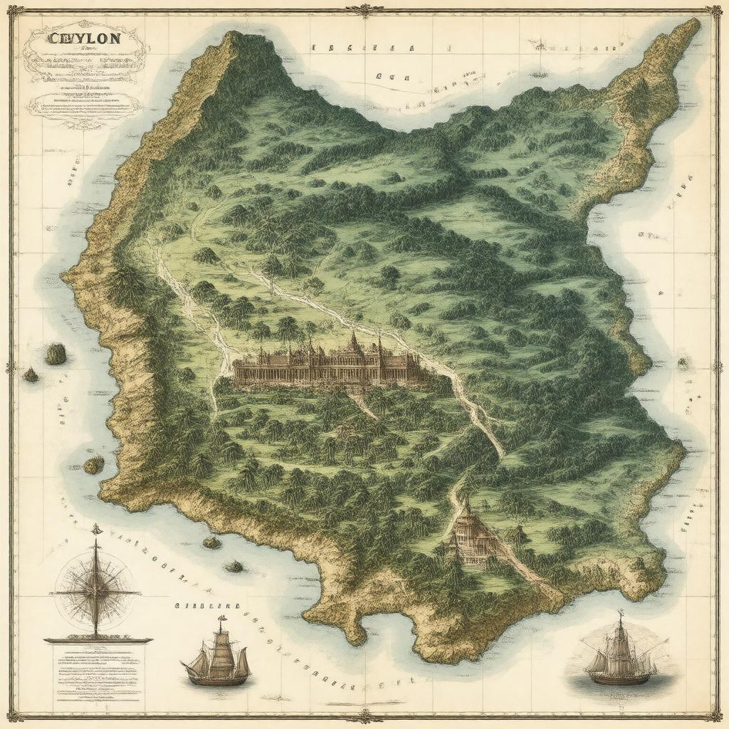 AI-created image of Ceylon