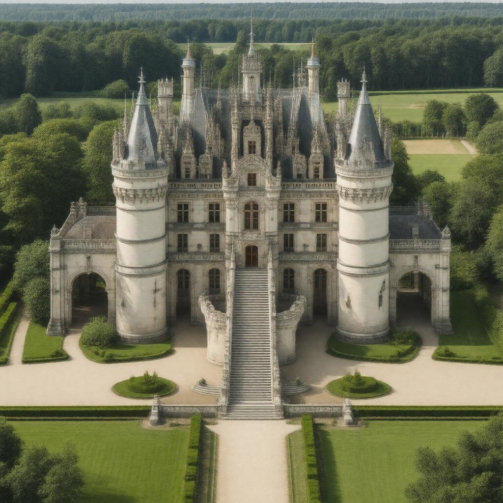 AI-created image of Château de Chambord