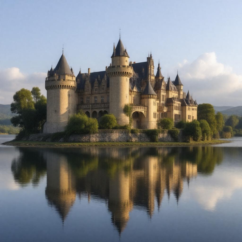 AI-created image of Château de Pau