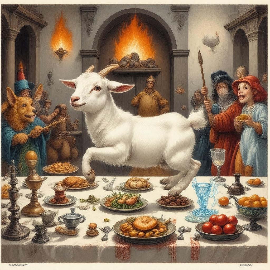 Click to view larger image AI-created image of Chad Gadya