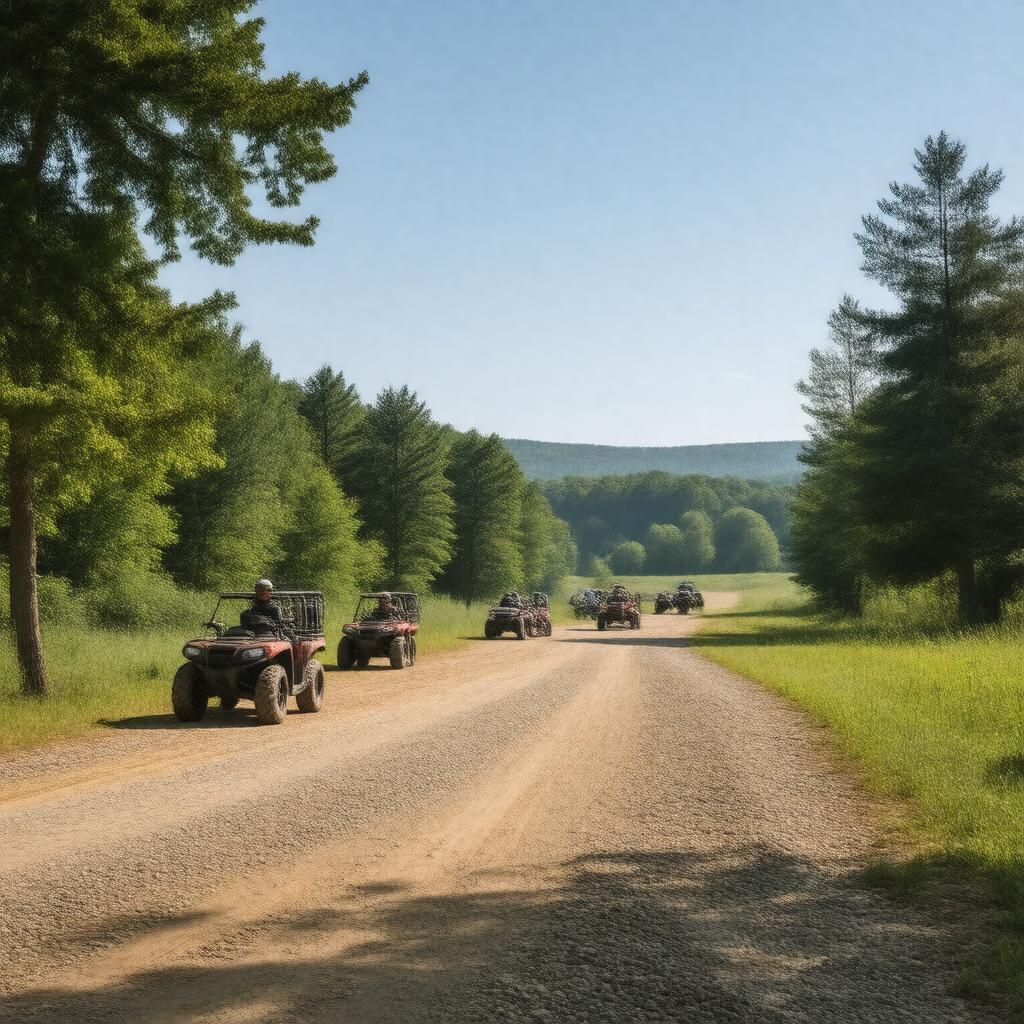 AI-created image of Chadwick Motorcycle and ATV Use Area