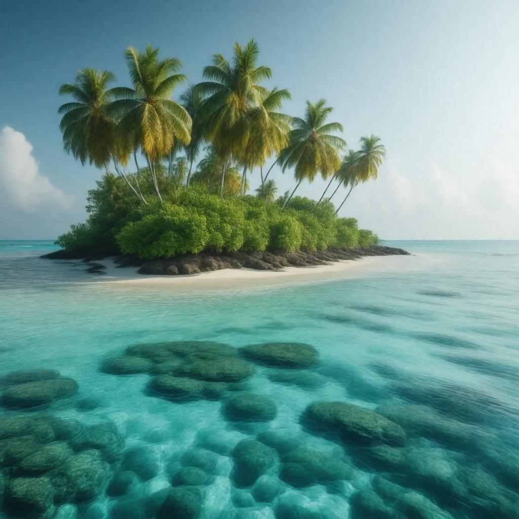 AI-created image of Chagos Archipelago