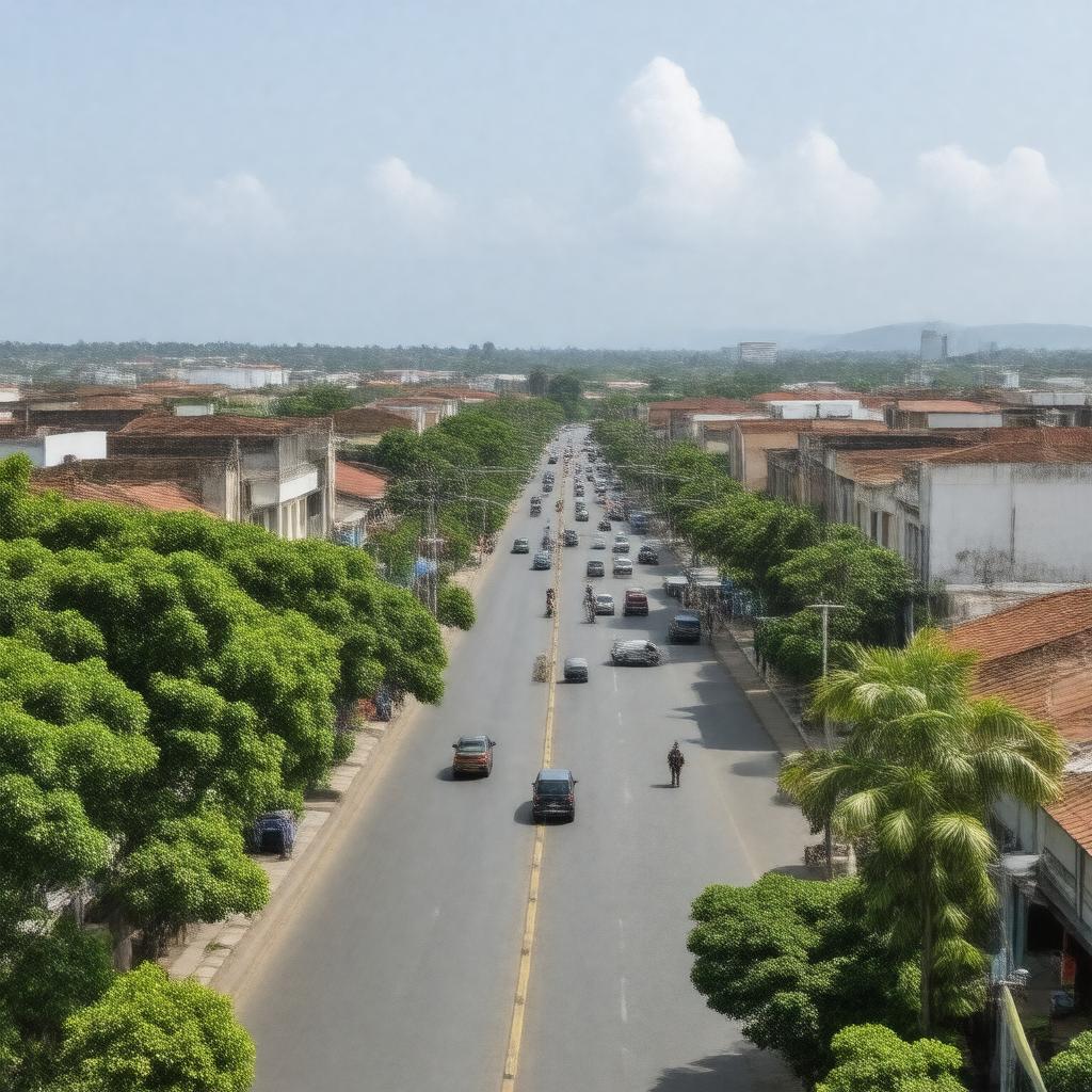 AI-created image of Chaguanas, Trinidad and Tobago