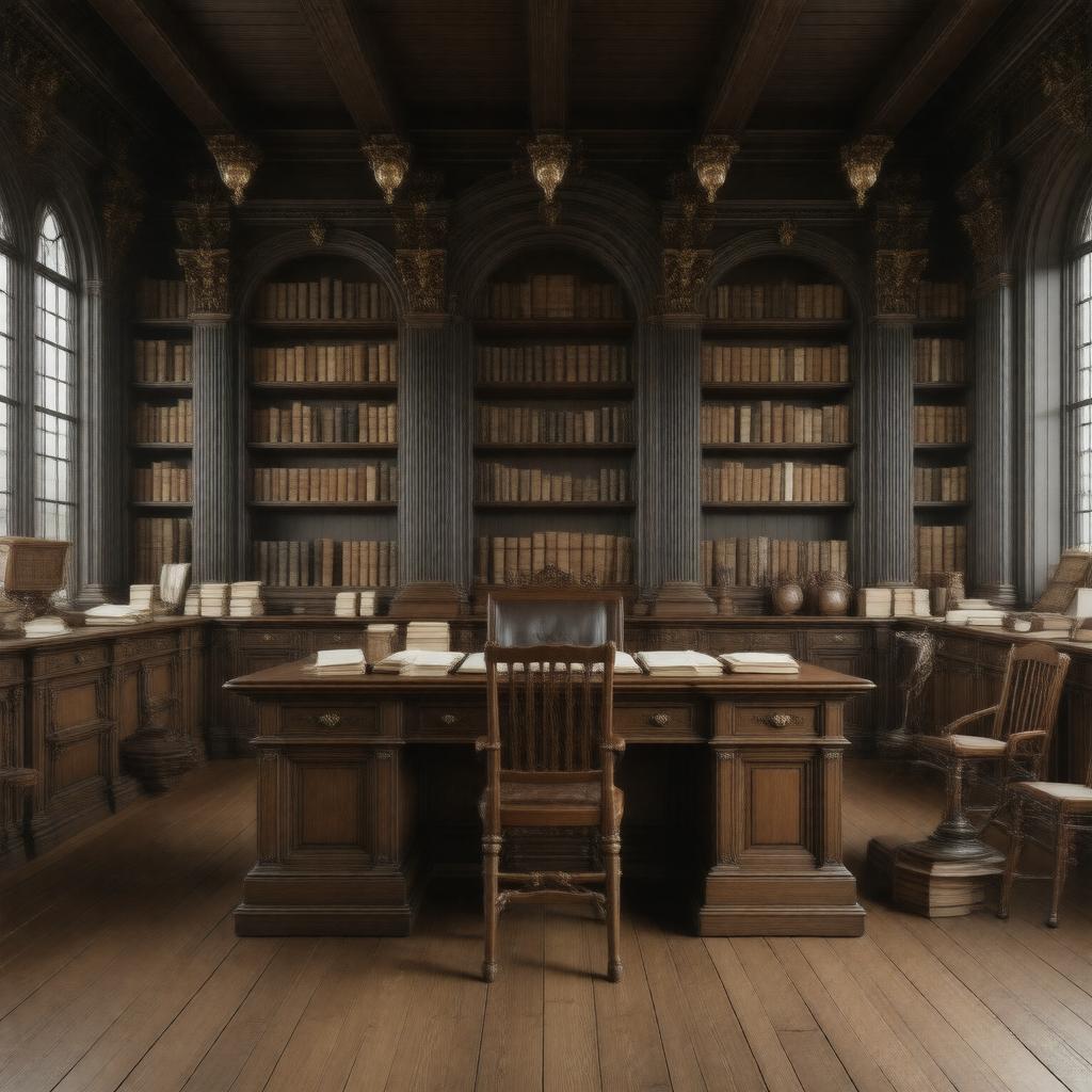 AI-created image of Chair of Moral Philosophy, University of Glasgow