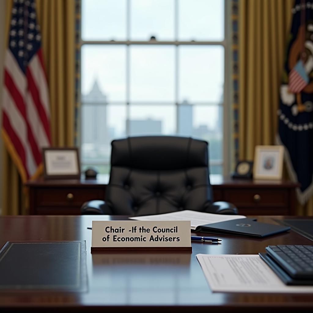 Click to view larger image AI-created image of Chair of the Council of Economic Advisers