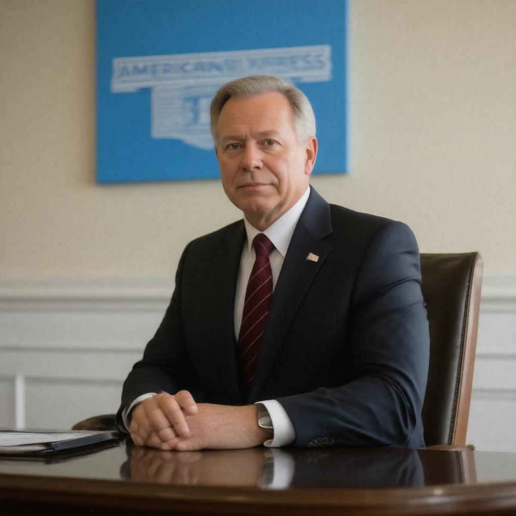 Click to view larger image AI-created image of Chairman of the Board, American Express