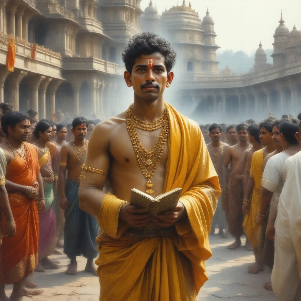 AI-created image of Chaitanya Mahaprabhu