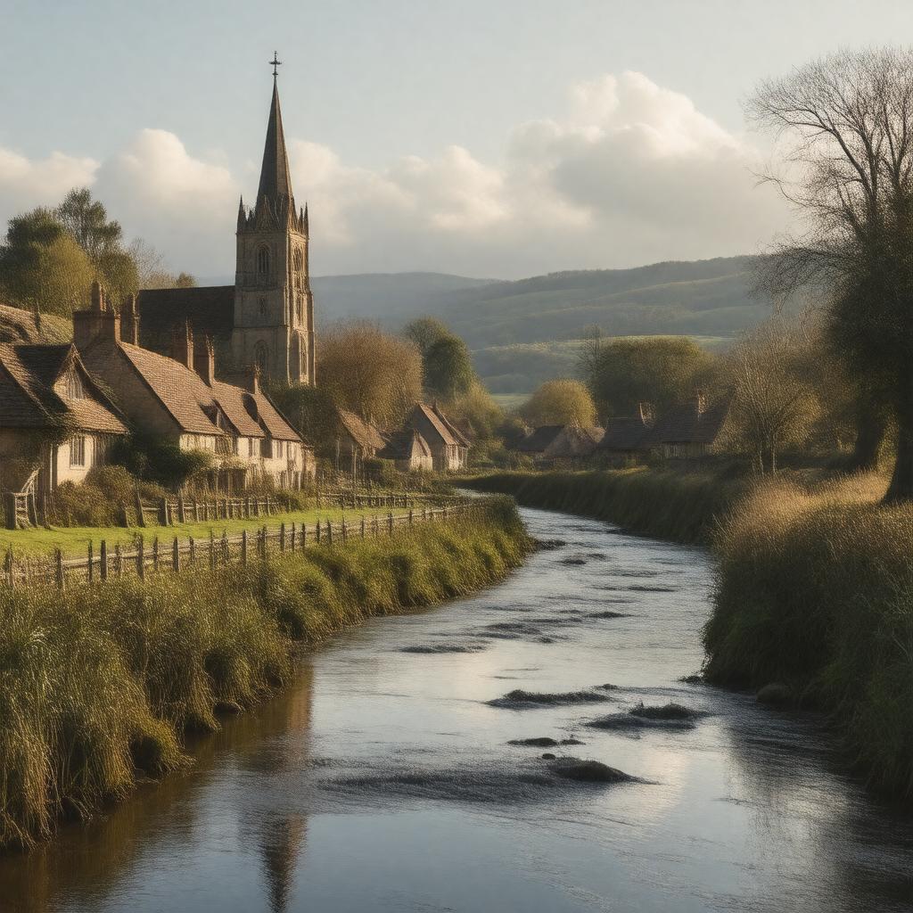 AI-created image of Chalfont St Giles