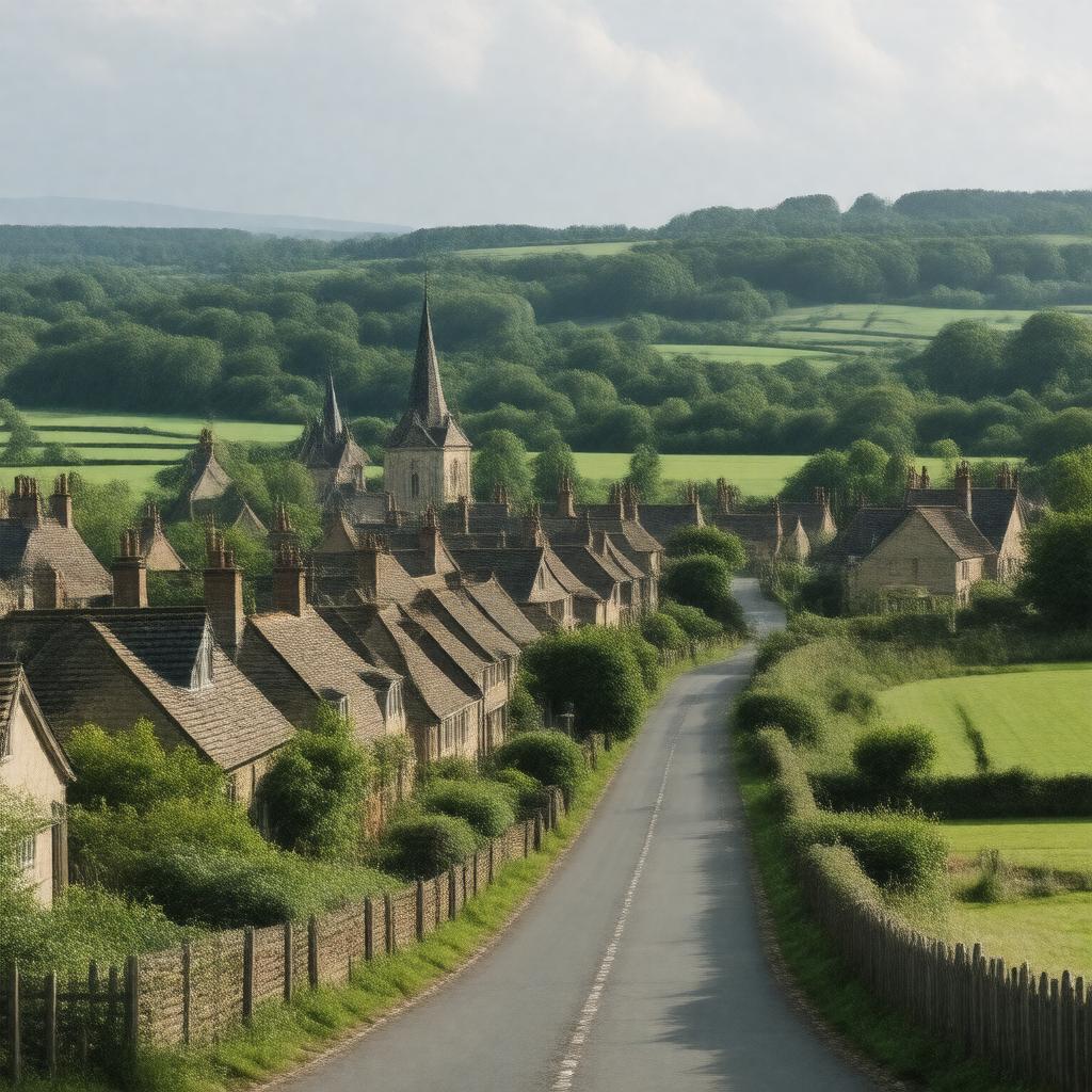 AI-created image of Chalfont St Peter