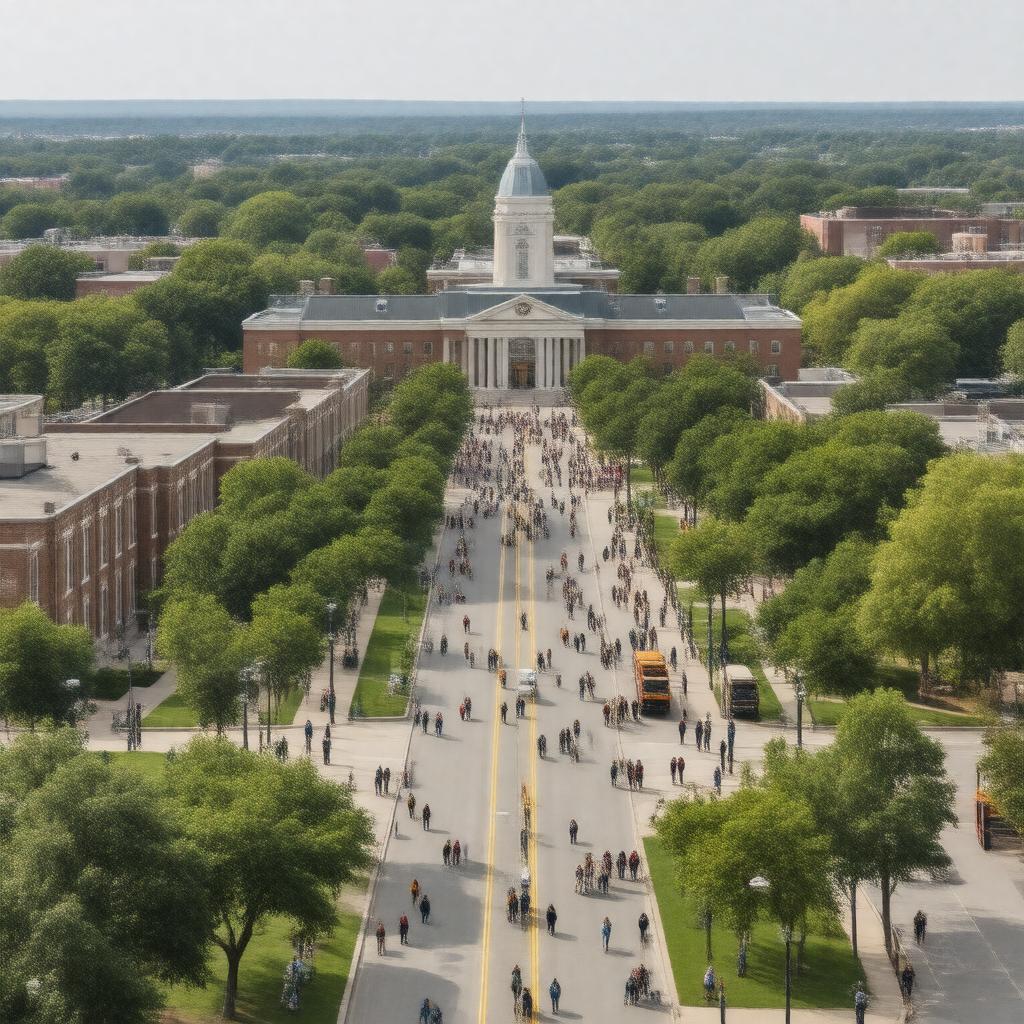 AI-created image of Champaign, Illinois
