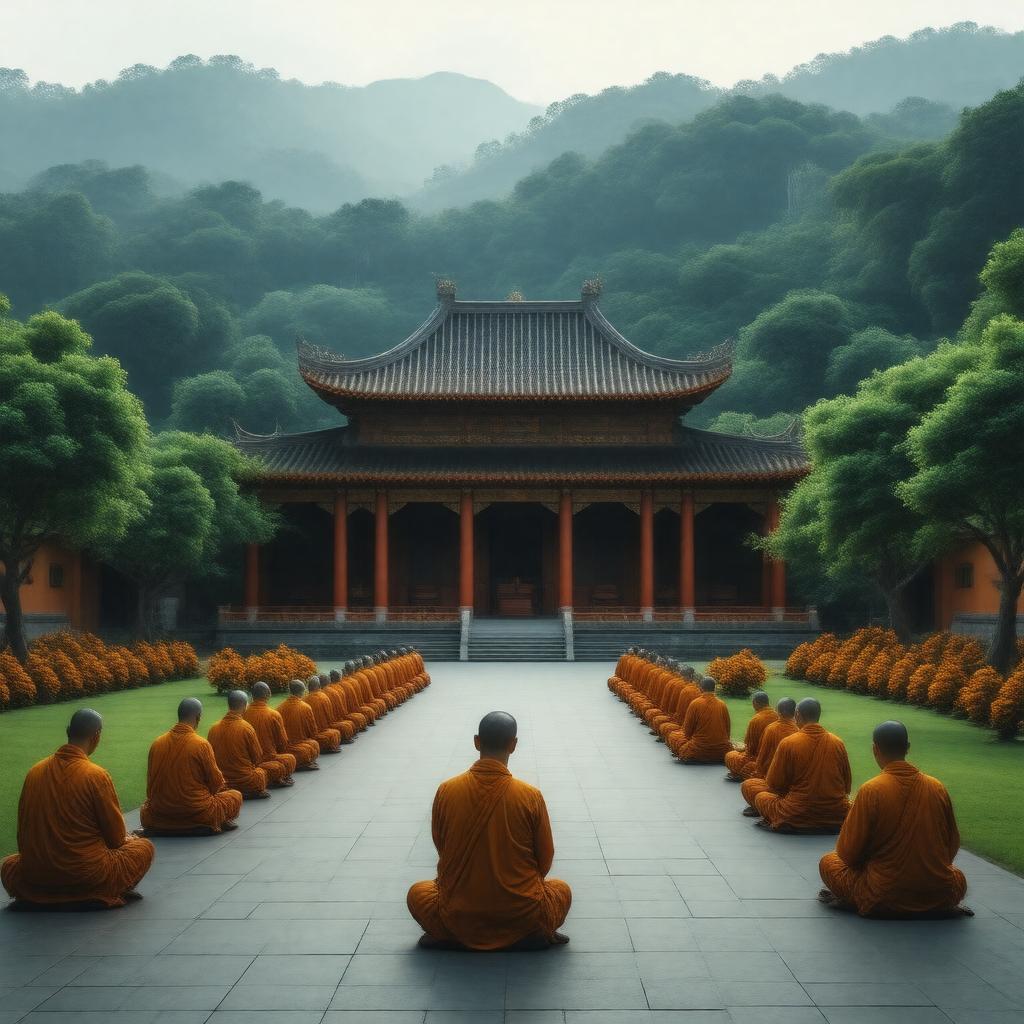AI-created image of Chan Buddhism