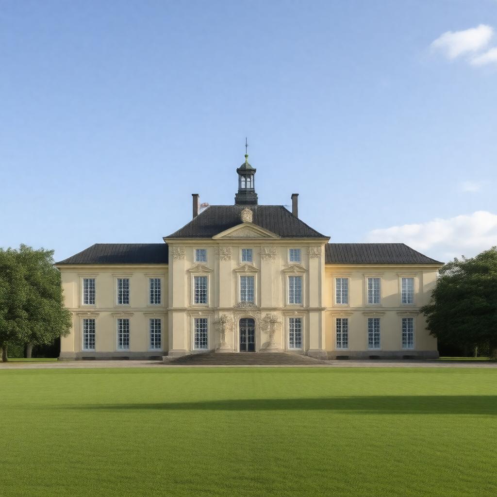 AI-created image of Chancellery House, Fredensborg Palace