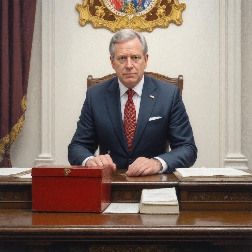 AI-created image of Chancellor of the Exchequer