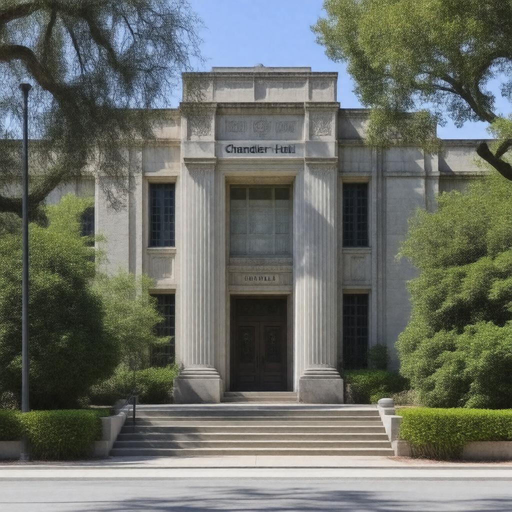 AI-created image of Chandler Hall