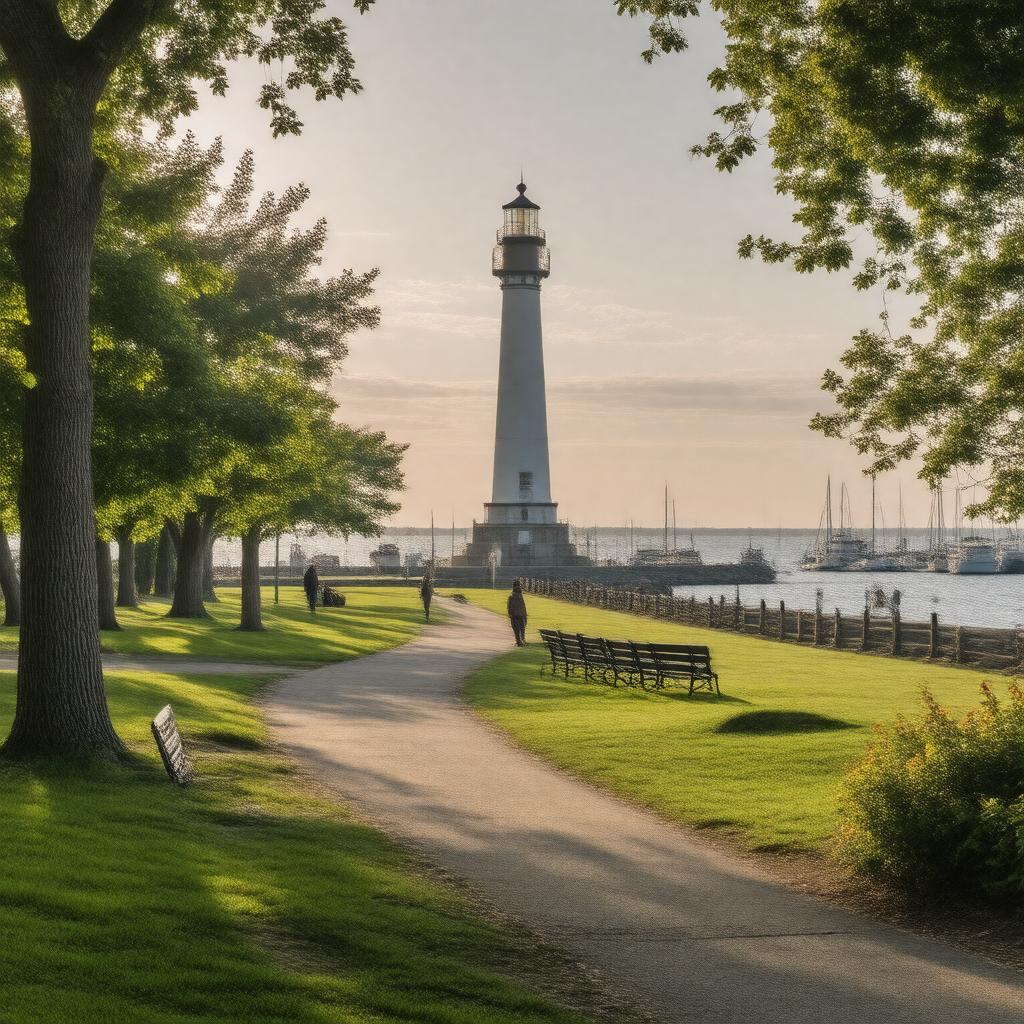 AI-created image of Chandler Hovey Park