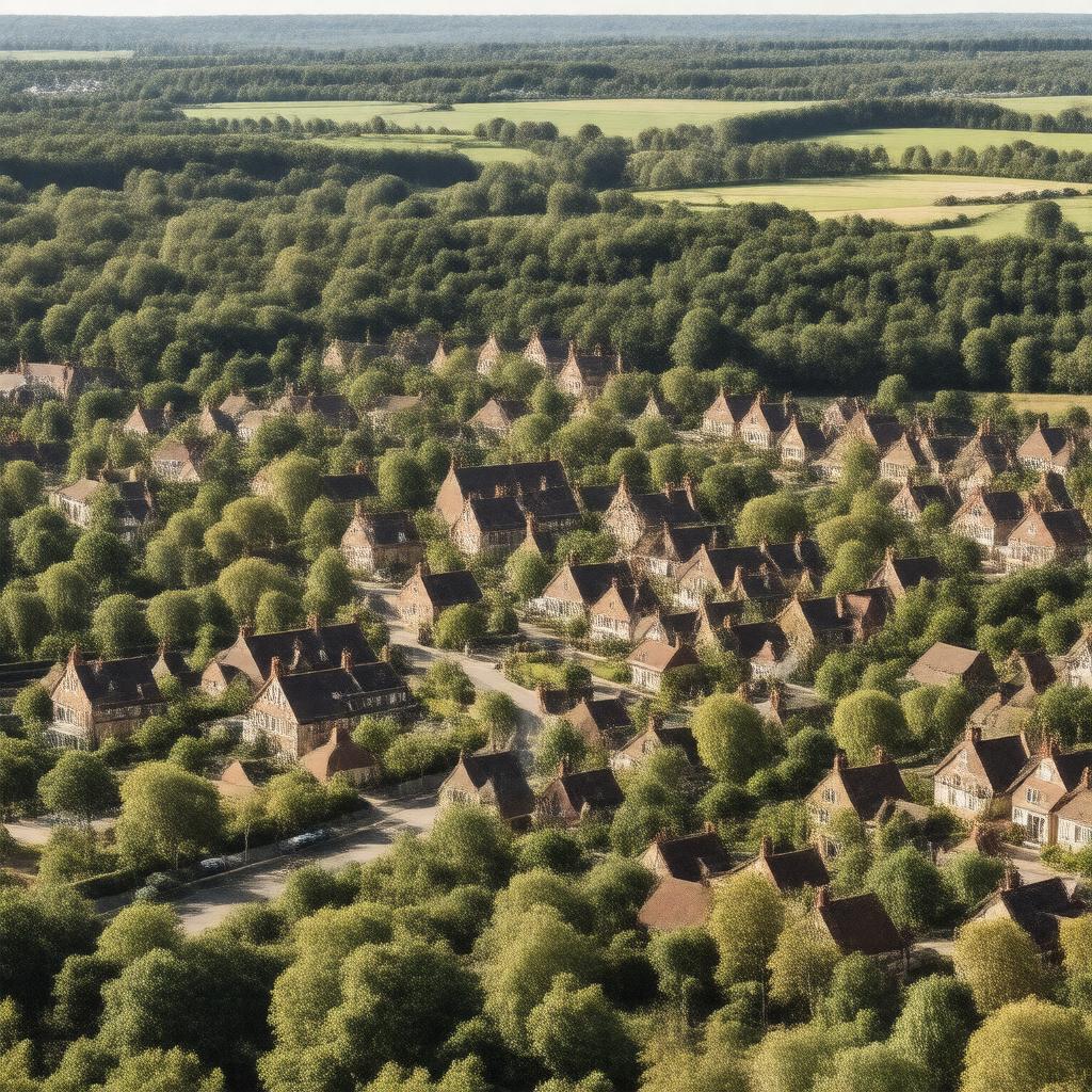 AI-created image of Chandlers Ford, England