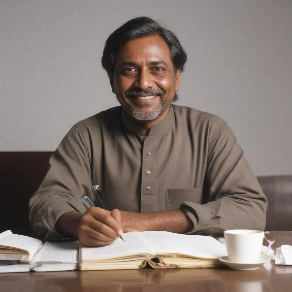 AI-created image of Chandran Tharoor