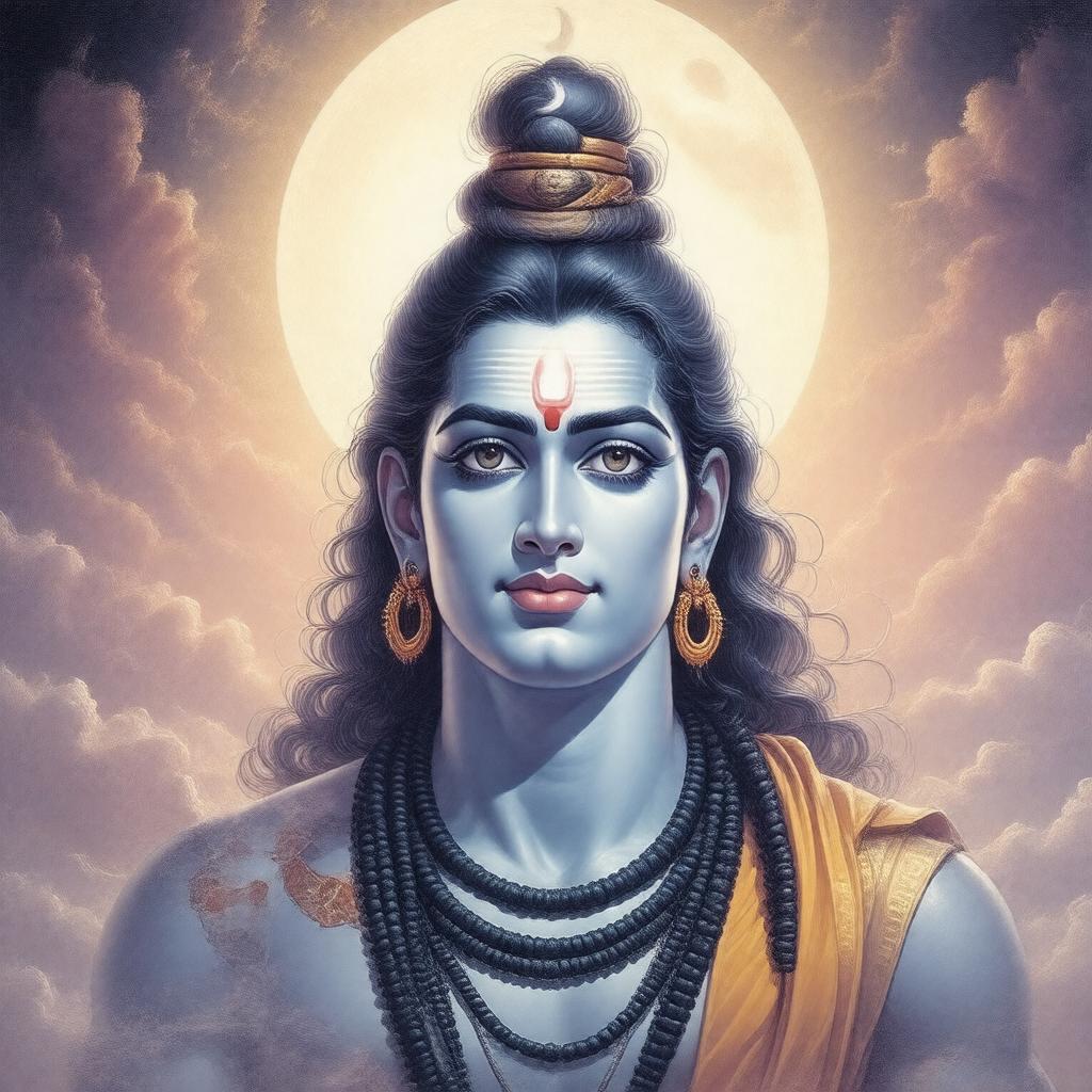 Click to view larger image AI-created image of Chandrashekhara