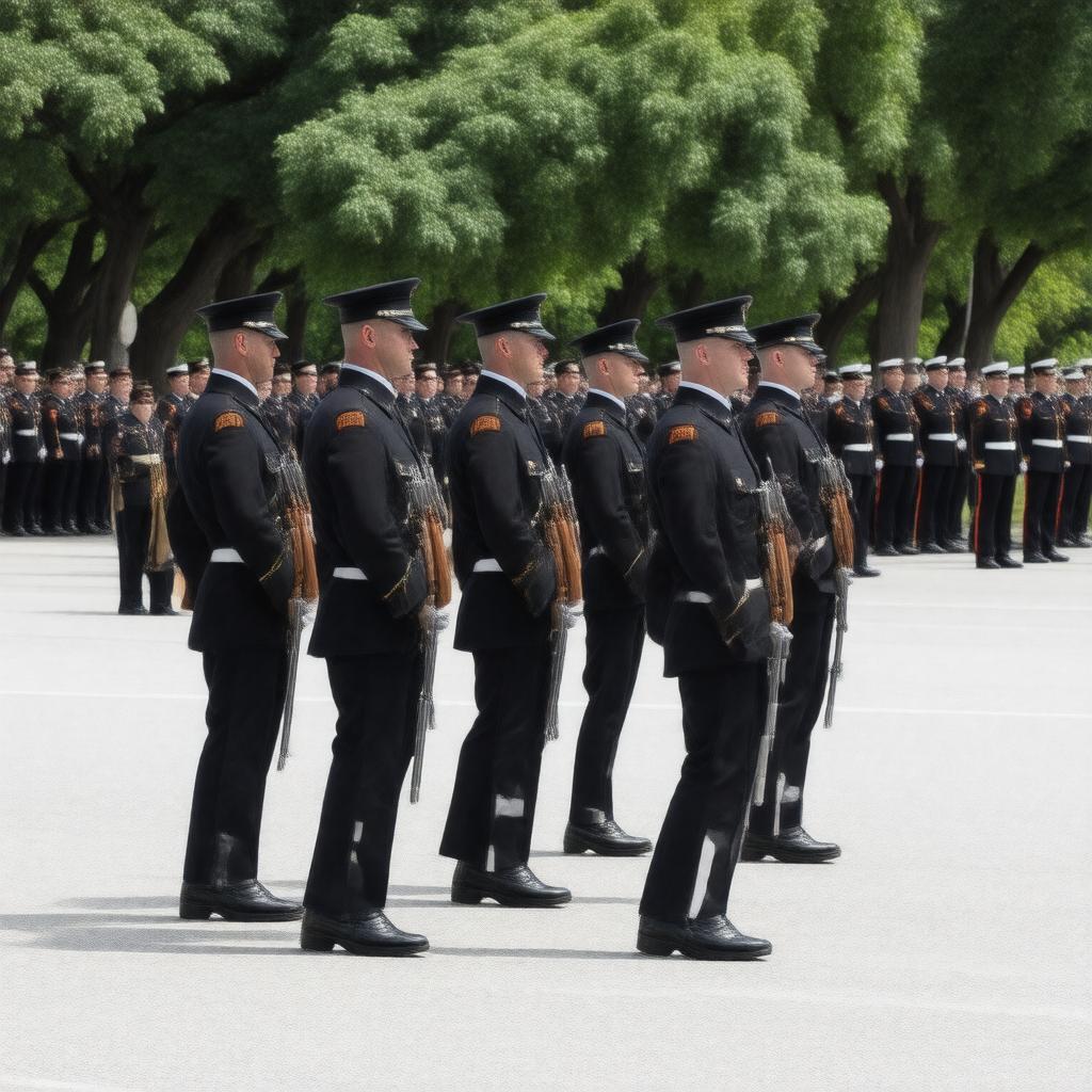 Click to view larger image AI-created image of Changing of the Guard at the Tomb of the Unknown Soldier