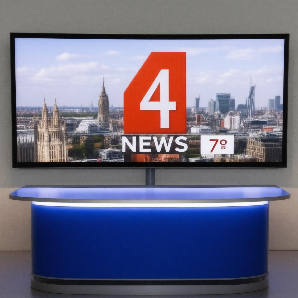 Click to view larger image AI-created image of Channel 4 News