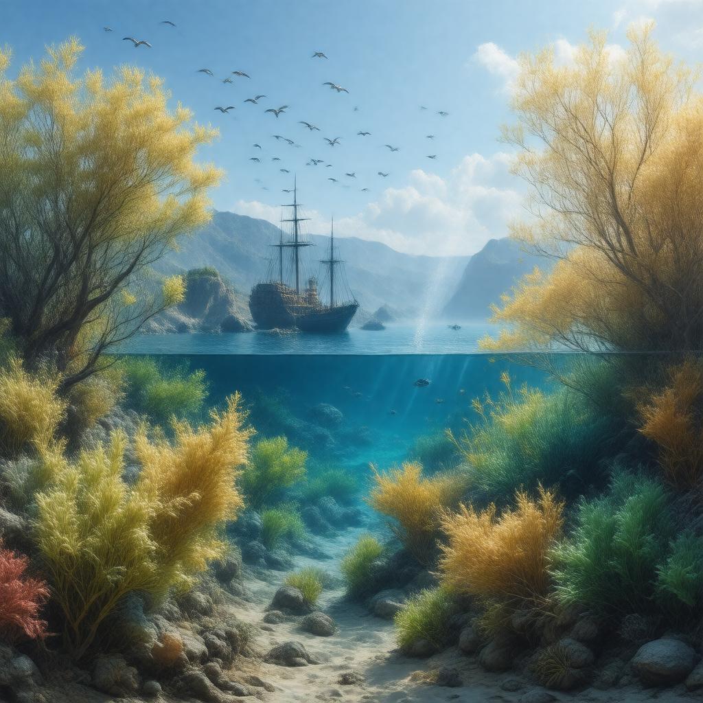 AI-created image of Channel Islands National Marine Sanctuary