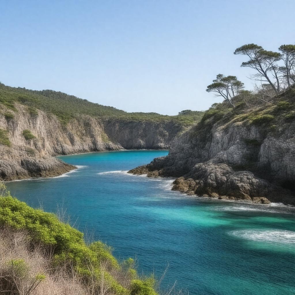 AI-created image of Channel Islands National Park