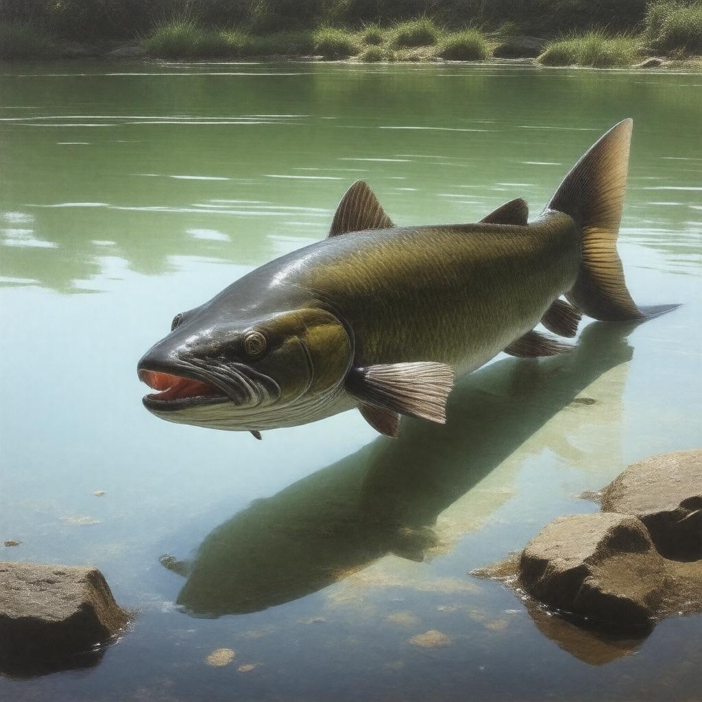 AI-created image of Channel catfish
