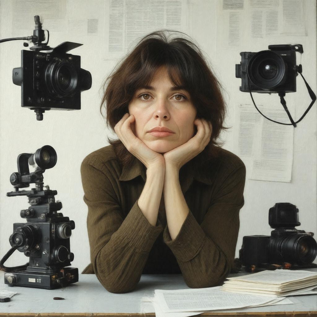 AI-created image of Chantal Akerman