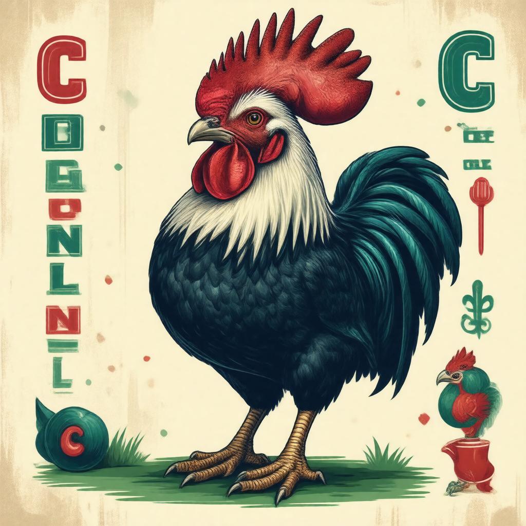 AI-created image of Chanticleers