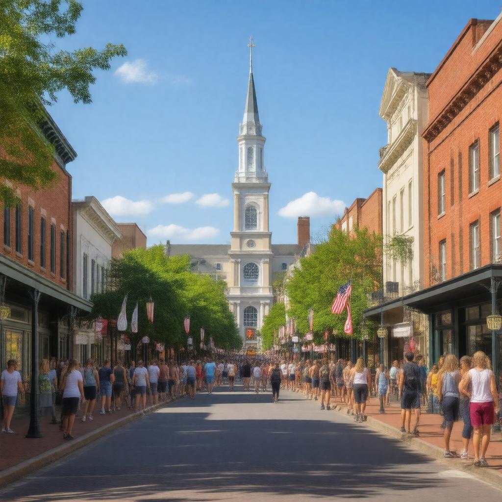 AI-created image of Chapel Hill, North Carolina