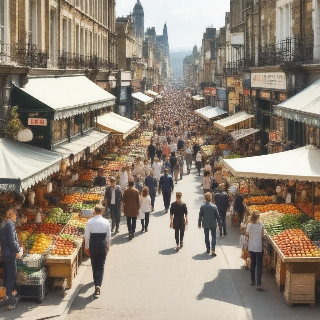 Click to view larger image AI-created image of Chapel Market