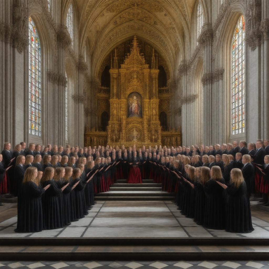 AI-created image of Chapel Royal Choir