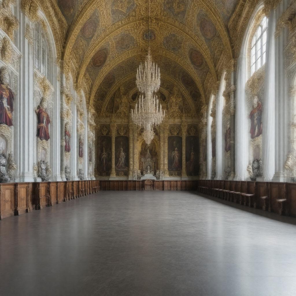AI-created image of Chapel of the Royal Orders at Frederiksborg Castle