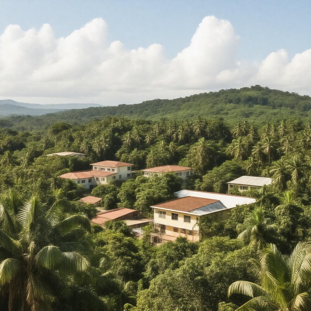 AI-created image of Chapelton, Clarendon Parish, Jamaica